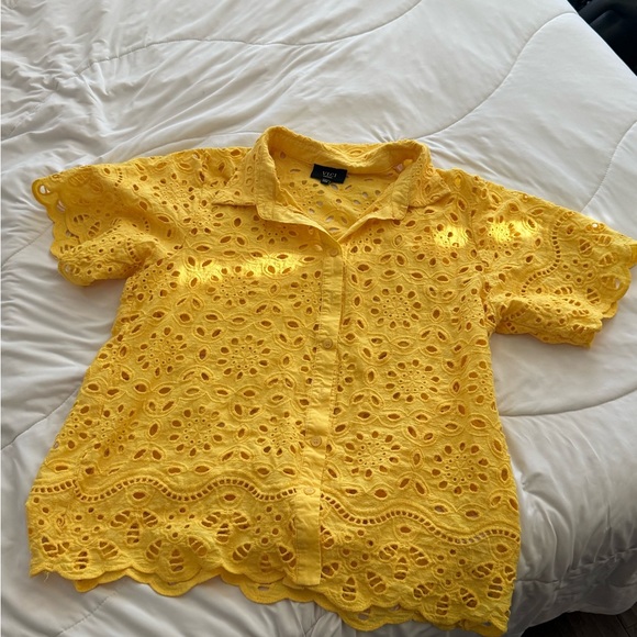 Vici Sunlit Yellow Eyelet Set - Picture 2 of 10